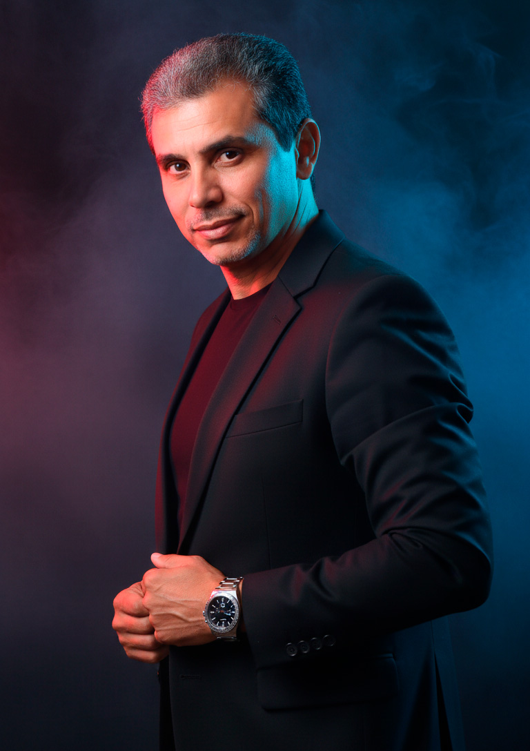 Retrato corporativo profissional para posicionamento de marca pessoal